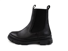 Angulus black ankle boot with elastic